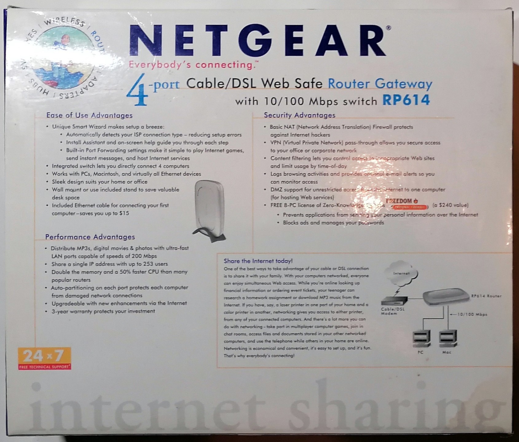 Netgear Router RP614 (4-PORT)