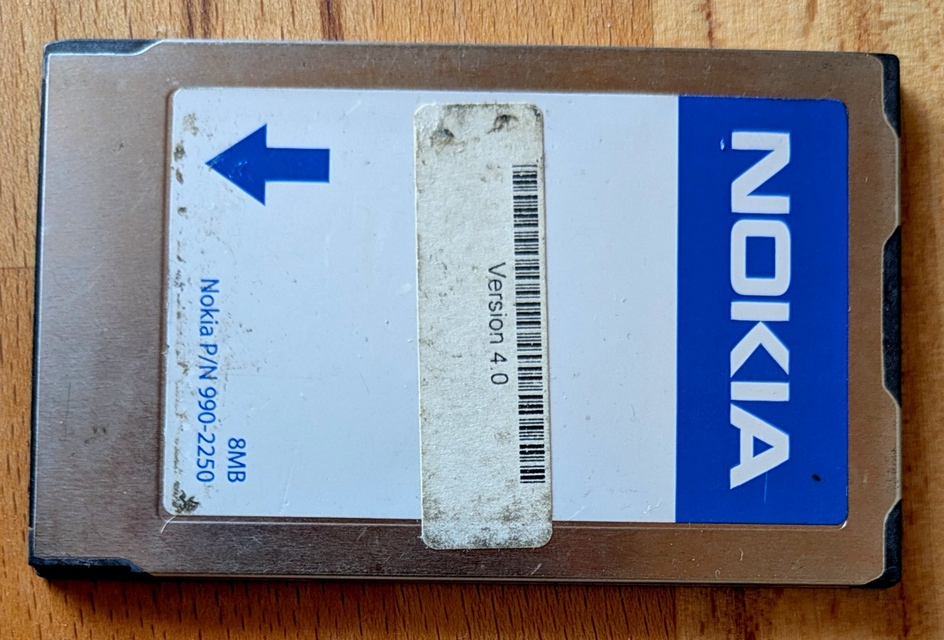 PCMCIA Flash cards, 8MB