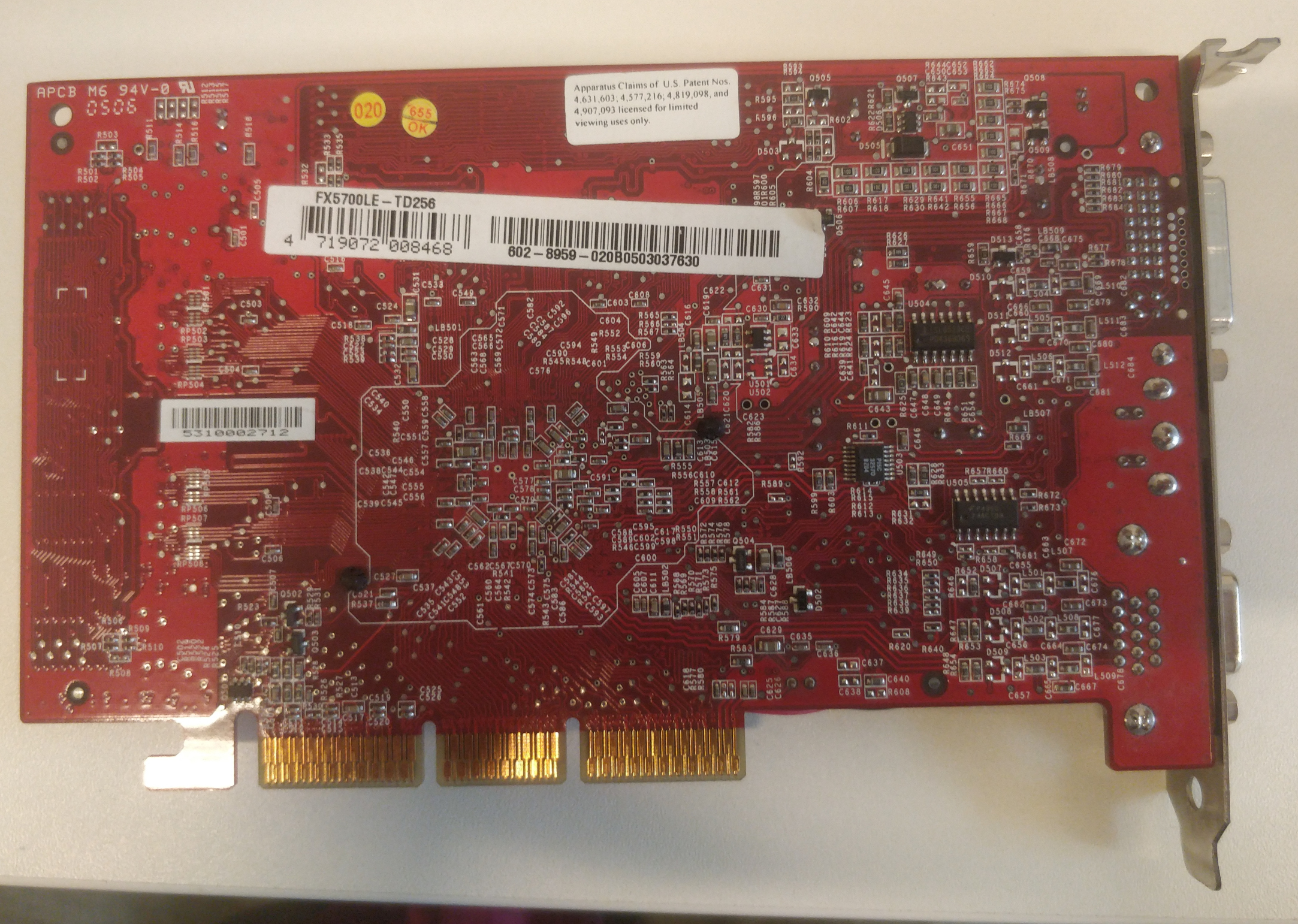 [NEEDS RECAP] nVidia GeForce FX5700LE (AGP)