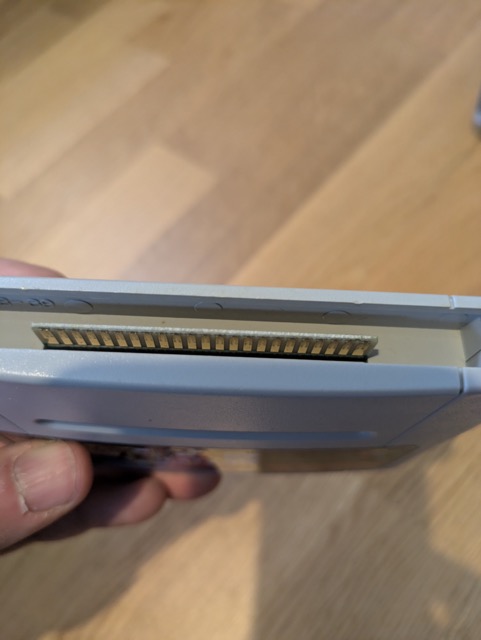 SNES game cartridge: Mario Paint